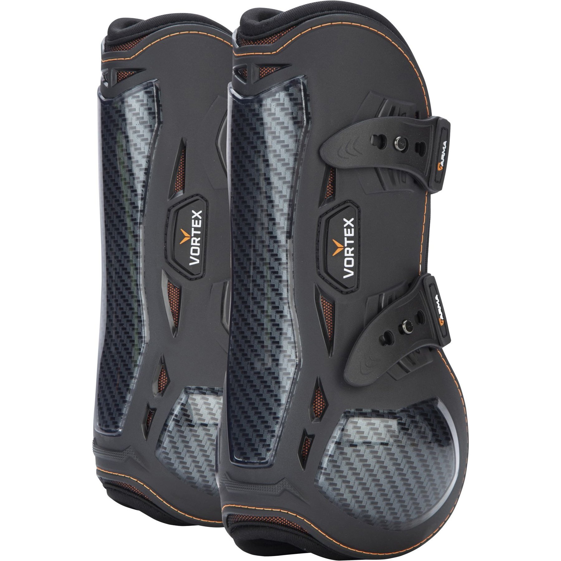 Shires Equestrian Products ARMA Vortex Tendon Horse Boots, Black, Full