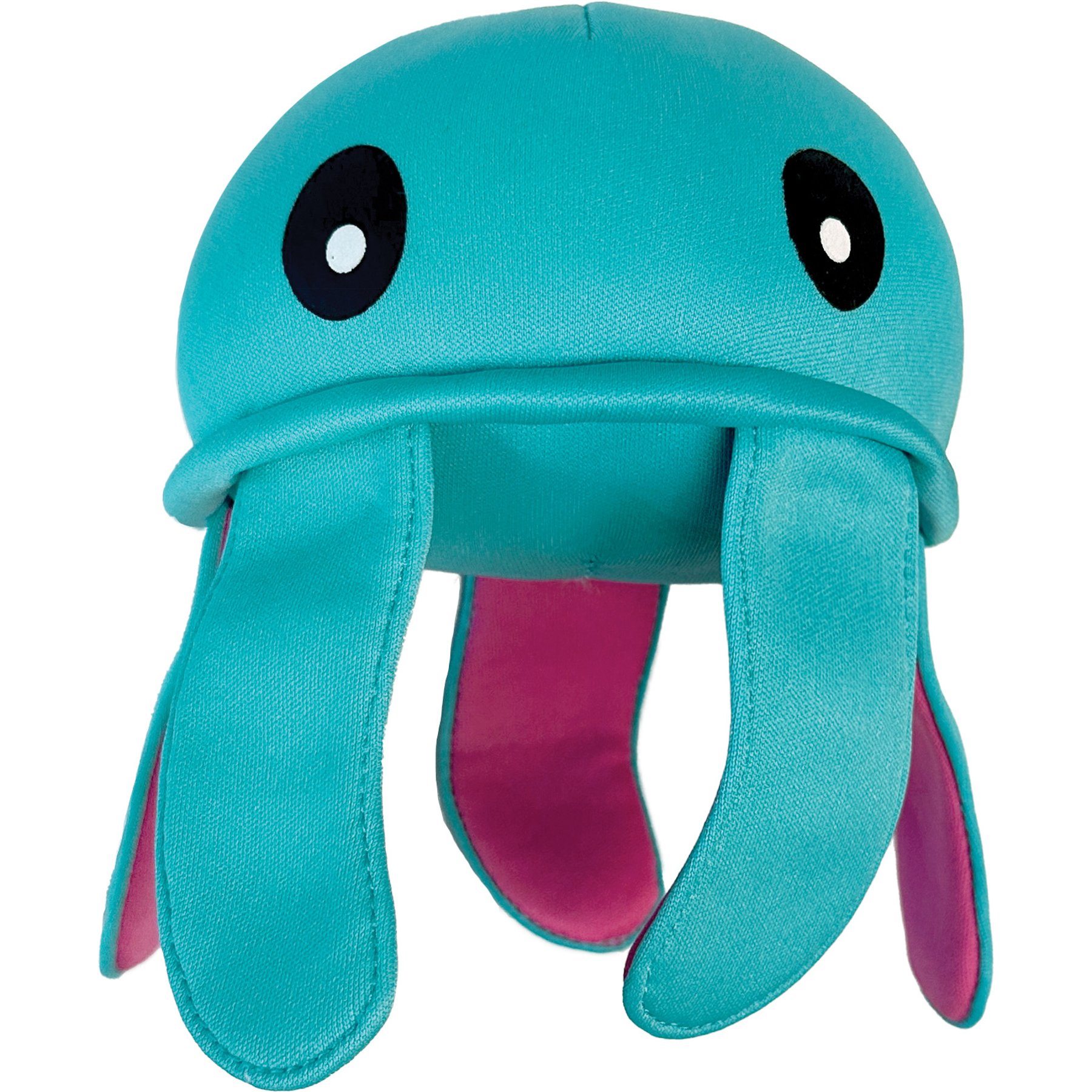 fouFIT Under the Sea Freeze 'n Float Jellyfish Water Plush Dog Toy, Blue, Large