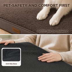 Kylinsure Orthopedic Pillow Dog & Cat Bed with Removable Cover, Coffee, Medium slide 2 of 9