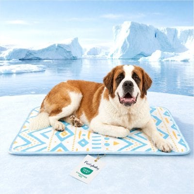 furrybaby furrybaby Bohemia Cooling Dog & Cat Crate Mat, X-Large