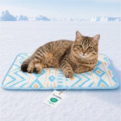 furrybaby Waterproof Endothermic Color-Changing Dog & Cat Cooling Crate Mat, Bohemia, Small