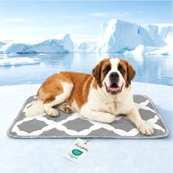 furrybaby Waterproof Endothermic Color-Changing Dog & Cat Cooling Crate Mat, Grey, X-Large