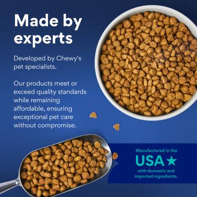 Show full view: Chewy Made Complete Nutrition Small Breed Salmon, Brown Rice & Vegetables Recipe Adult Dry Dog Food (FORMERLY AMERICAN JOURNEY), 28-lb bundle slide 8 of 9