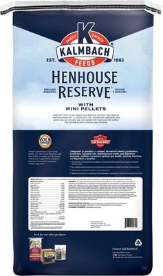 Show full view: Kalmbach Feeds All Natural Henhouse Reserve 18% Protein Premium Layer Chicken Feed, 50-lb bag slide 3 of 8