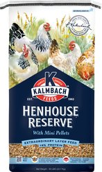 Kalmbach Feeds All Natural Henhouse Reserve 18% Protein Extraordinary Layer Poultry Feed, 50-lb bag