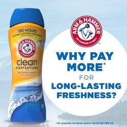 Arm & Hammer Laundry Scent Booster Clean Scentsation Purifying Water Pet Laundry Additives, 45-oz bottle slide 2 of 9
