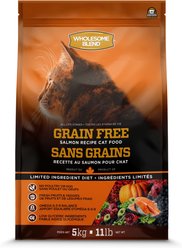 Wholesome Blend Grain-Free Limited-Ingredient Salmon ALS Dry Cat Food, 11-lb bag slide 1 of 3