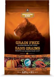 Wholesome Blend Grain-Free Limited-Ingredient Salmon ALS Dry Cat Food, 5-lb bag