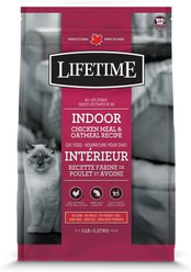 Lifetime Indoor Chicken & Oatmeal ALS Dry Cat Food, 5-lb bag
