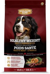 Wholesome Blend Grain-Free Healthy Weight Beef & Pumpkin Dry Dog Food, 22.5-lb bag