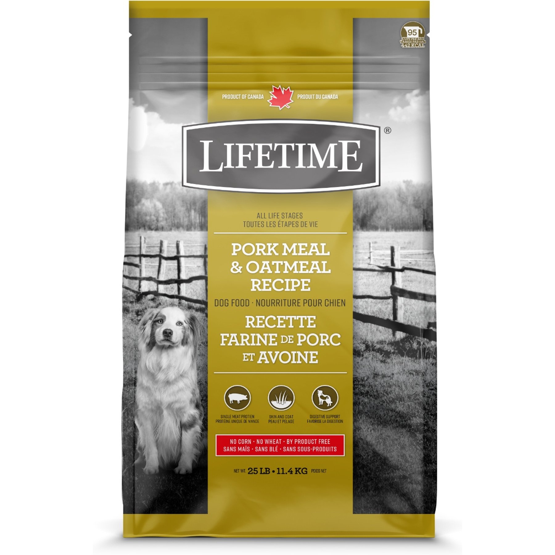 Lifetime Healthy Grain Pork & Oatmeal ALS Dry Dog Food, 25-lb bag