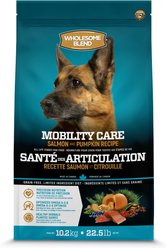 Wholesome Blend Grain-Free Mobility Care Large Breed Salmon & Pumpkin ALS Dry Dog Food, 22.5-lb bag