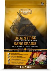 Wholesome Blend Grain-Free Turkey & Duck ALS Dry Cat Food, 11-lb bag