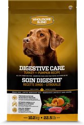 Wholesome Blend Grain-Free Digestive Care Turkey & Pumpkin ALS Dry Dog Food, 22.5-lb bag