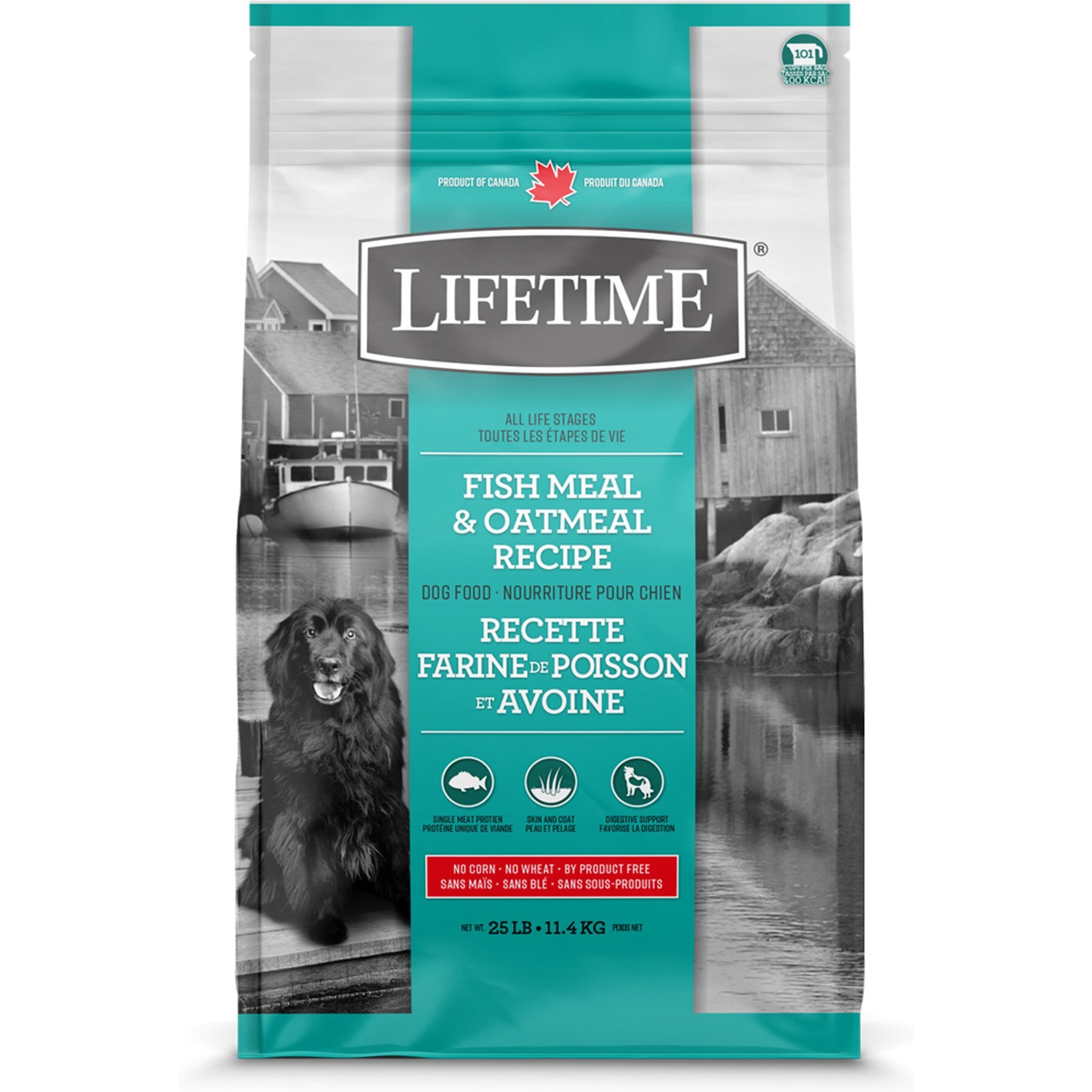 Lifetime Healthy Grain Fish & Oatmeal ALS Dry Dog Food, 25-lb bag