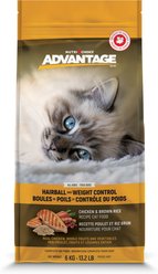 Nutri-Choice Advantage Chicken & Brown Rice Indoor Dry Cat Food, 13.2-lb bag