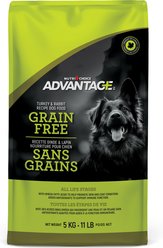 Nutri-Choice Advantage Grain-Free Turkey & Rabbit Dry Dog Food, 11-lb bag