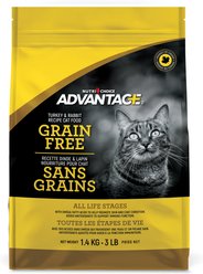 Nutri-Choice Advantage Grain-Free Turkey & Rabbit Dry Cat Food, 3.1-lb bag