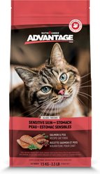 Nutri-Choice Advantage Salmon & Pea Dry Cat Food, 3.3-lb bag