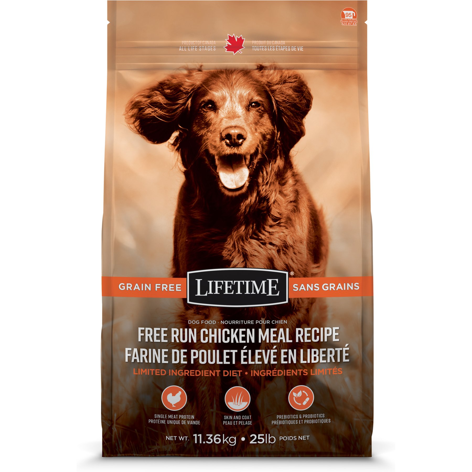 Lifetime Grain-Free Free Run Chicken ALS Dry Dog Food, 25-lb bag
