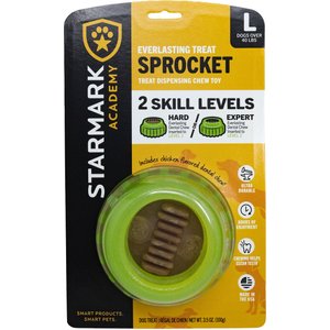 STARMARK Everlasting Sprocket Tough Treat Dispenser Dog Toy, Large