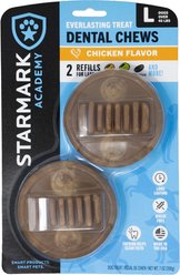 Starmark Everlasting Chicken Flavored Dental Dog Treats, Large, 2 count