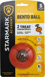 Starmark Everlasting Bento Ball with Dental Treat Tough Dog Chew Toy, Small