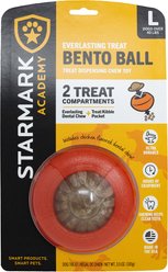 Starmark Everlasting Treat Bento Ball Tough Dog Chew Toy, Large