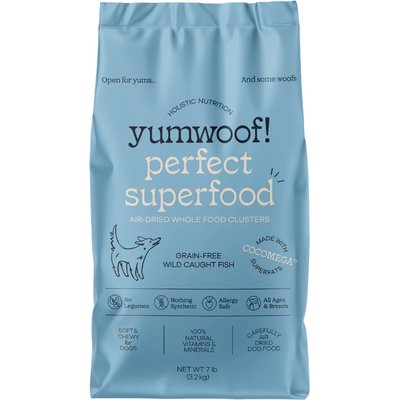 Yumwoof Natural Pet Food Yumwoof Natural Pet Food Perfect Superfood Wild Caught Fish Dehydrated Dog Food, 7-lb bag
