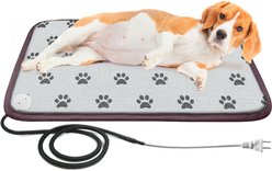 Golopet Indoor Dog & Cat Heated Pad with US Plug & without Remote, Blue, Medium: 28 x 18-in