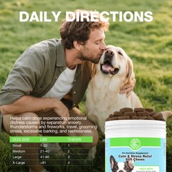 Kseroo Natural Stress Relief Calming Supplement for Dogs & Cats, 90 count slide 2 of 6