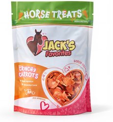 Jack's Favorites Crunchy Carrots Natural Horse Treats, 1.1-lb