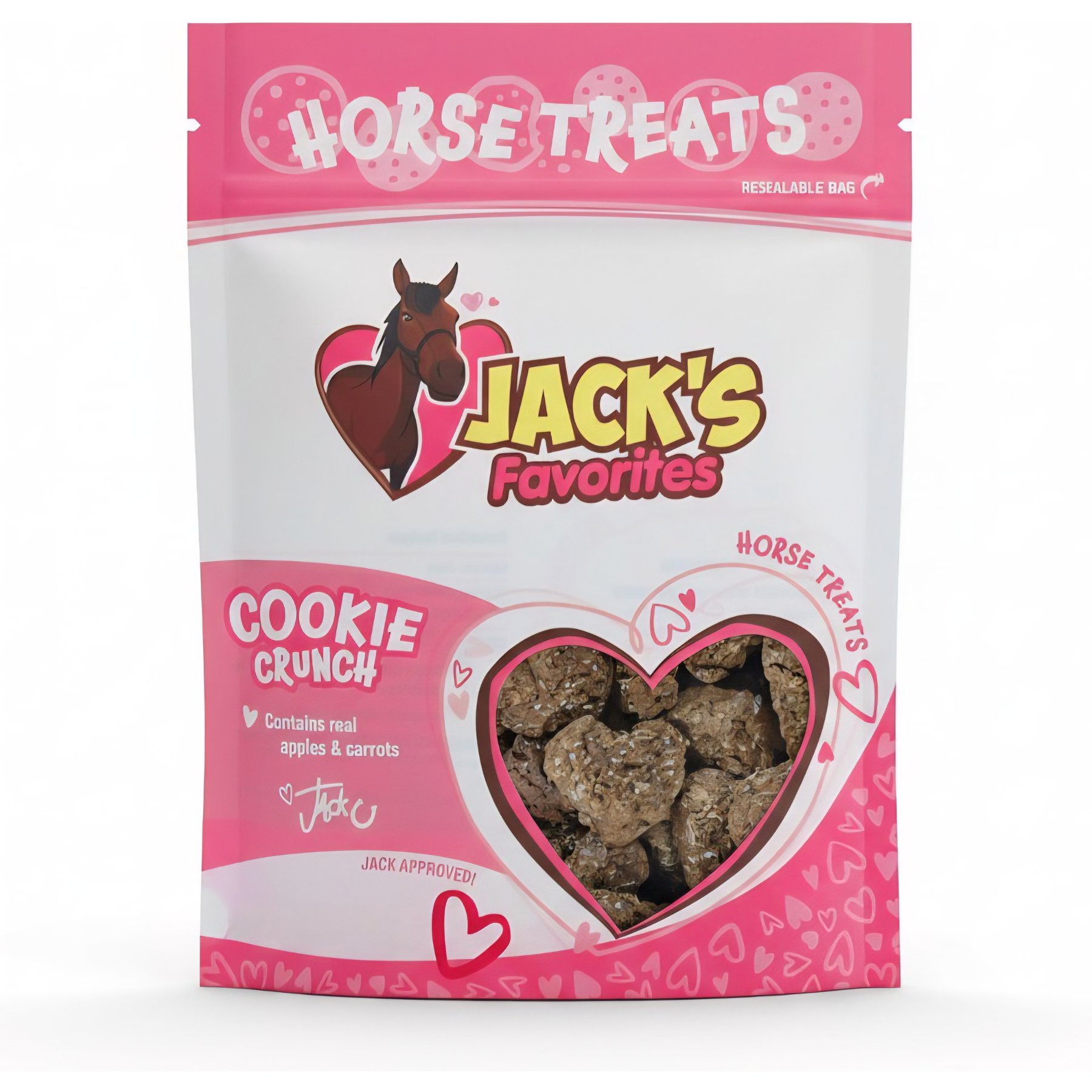 Jack's Favorites Cookie Crunch Natural Horse Treats, 8.5-oz