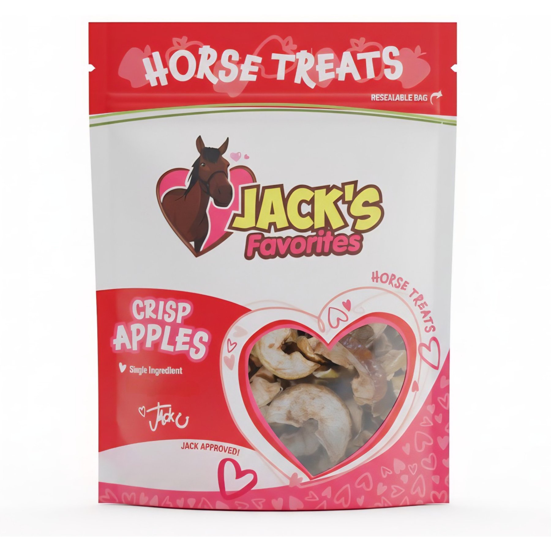 Jack's Favorites Crisp Apples Natural Horse Treats, 10.5-oz