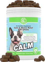 Kseroo Natural Stress Relief Calming Supplement for Dogs & Cats, 90 count