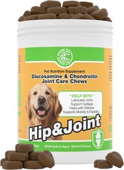 Kseroo Recovery Chicken Flavored Hip & Joint Care Supplement for Dogs, 90 count