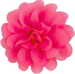 DAPPER DEXTER Collar Flower Girl Dog Accessory, One Size, Medium Pink
