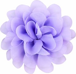 DAPPER DEXTER Collar Flower Girl Dog Accessory, One Size, Lavender