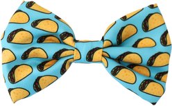 DAPPER DEXTER Tacos Accessories Dog Bow Tie, Teal, One Size slide 1 of 2