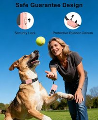 Jugbow 4500-ft Remote Waterproof & Adjustable Dog Training Collar, 7.8 - 24.4-in, Pink, 1 count slide 2 of 7