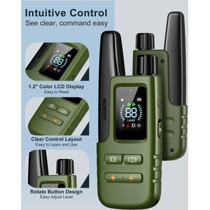 Jugbow 4500-ft Remote Waterproof & Adjustable Dog Training Collar, 7.8 - 24.4-in, Green, 1 count