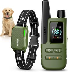 Jugbow 4500-ft Remote Waterproof & Adjustable Dog Training Collar, 7.8 - 24.4-in, Green, 1 count