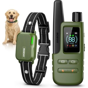 Jugbow 4500-ft Remote Waterproof & Adjustable Dog Training Collar, 7.8 - 24.4-in, Green, 1 count