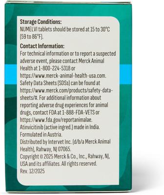 NUMELVI (atinvicitinib) Tablets for Dogs, 21.6-mg - Easy Refills | Chewy Rx
