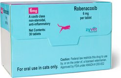Robenacoxib (Generic) Tablets for Cats, 6 mg, 3 tablets slide 2 of 6