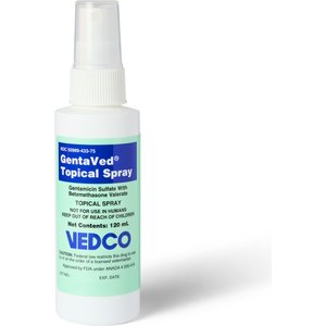 Gentamicin / Betamethasone (Generic) Topical Spray for Dogs, 120-mL