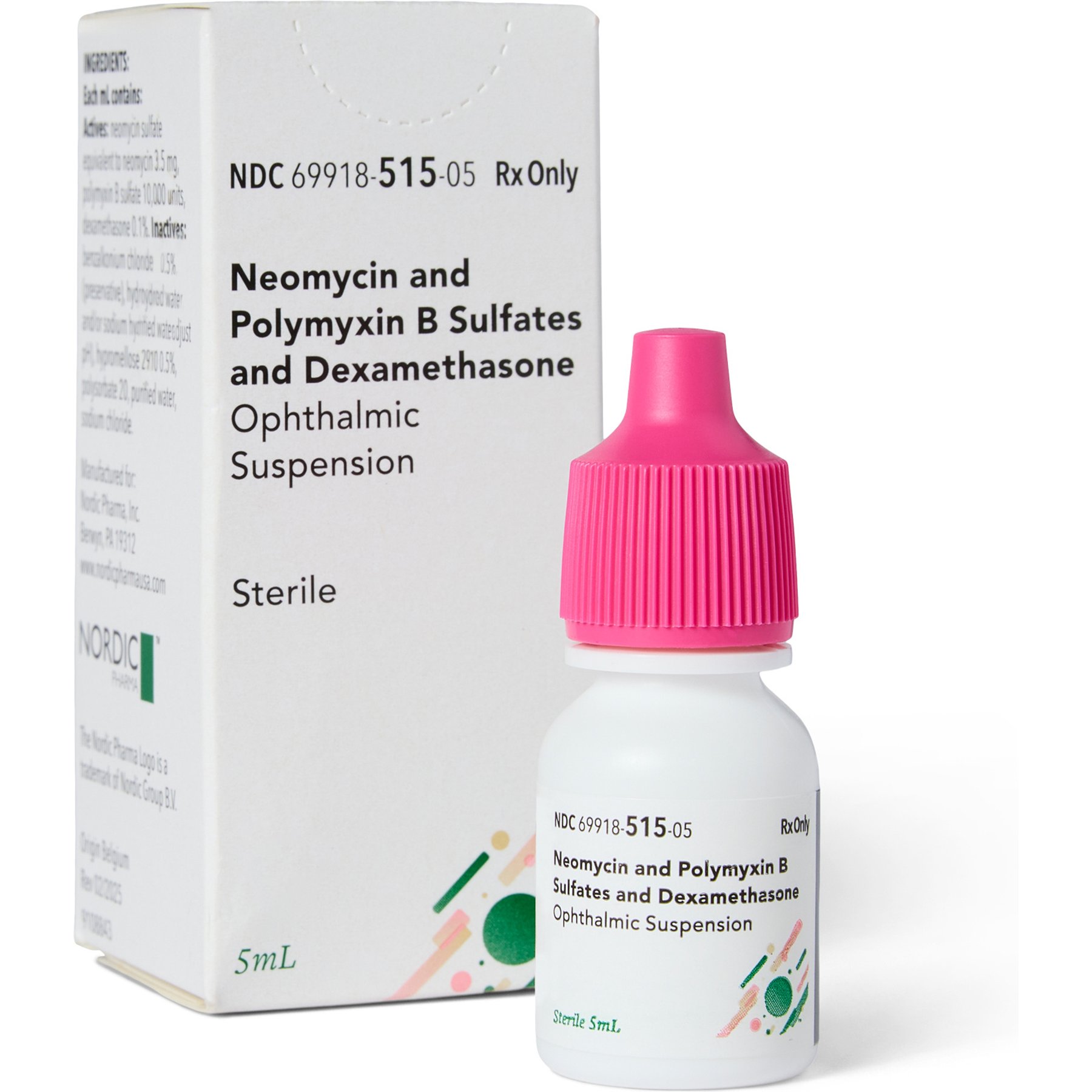 Neo-Poly-Dex (Generic) Ophthalmic Suspension, 5-mL, 2 count