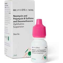 Neo-Poly-Dex (Generic) Ophthalmic Suspension, 5-mL