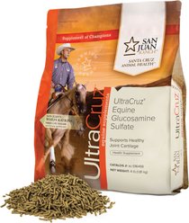 UltraCruz Glucosamine Sulfate Joint Support Pellets Horse Supplement, 4-lb bag slide 2 of 4
