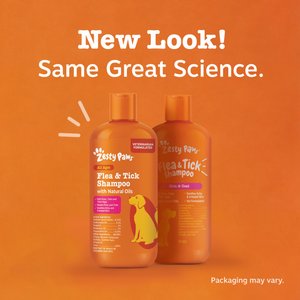 Zesty Paws Flea & Tick Veterinary Formulated Soothing Deodorizing Shampoo for Dogs, 16-fl oz bottle